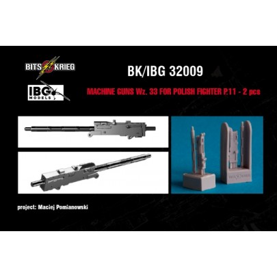 1/32 BitsKrieg BK/IBG32009 wz.33 Machine Guns for PZL P.11C IBG 32001