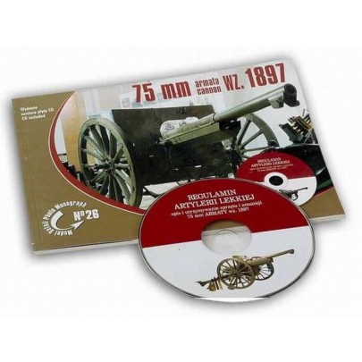 Model Detail Photo Monograph No. 26 - 75mm wz. 1897 cannon (with CD)