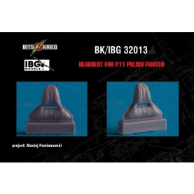1/32 BitsKrieg BK/IBG32013 Headrest for PZL P.11C Polish Fighter (fits IBG 32001)