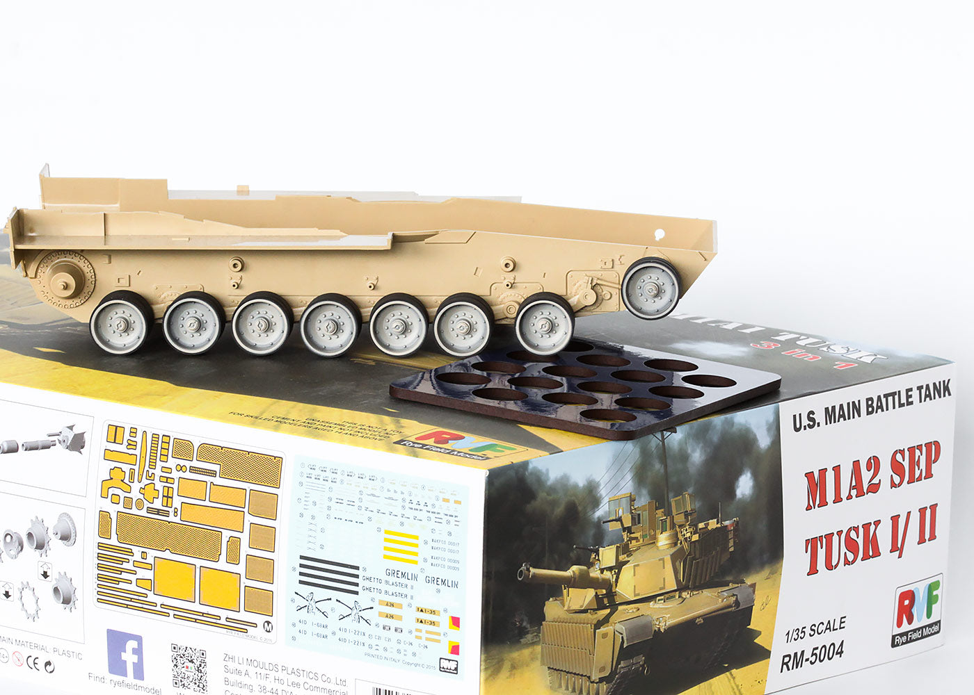 1/35 QuickWheel QW-178 M1 Abrams - Rye Field Model / Hobby 2000