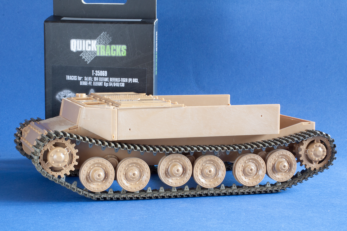 1/35 QuickTracks T-35069 Tracks for Sd.Kfz. 184 Elefant; Befehls-Tiger(P) 003; BergePz. Elefant