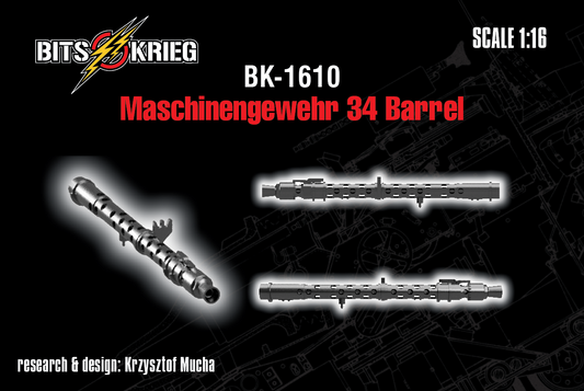 1/16 BitsKrieg BK-1610 Maschinengewehr34 Barrel