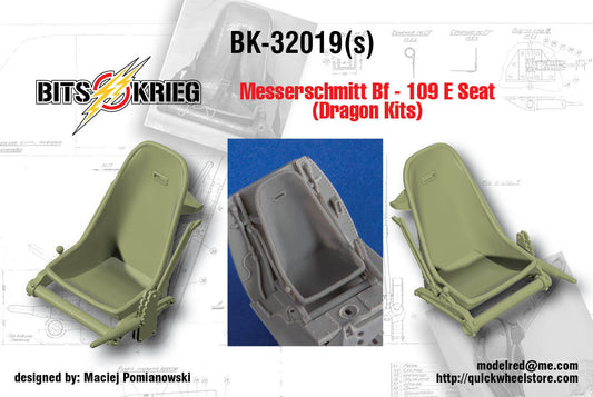 1/32 BitsKrieg BK32019 Messerschmitt Bf-109 E Seat (Dragon)