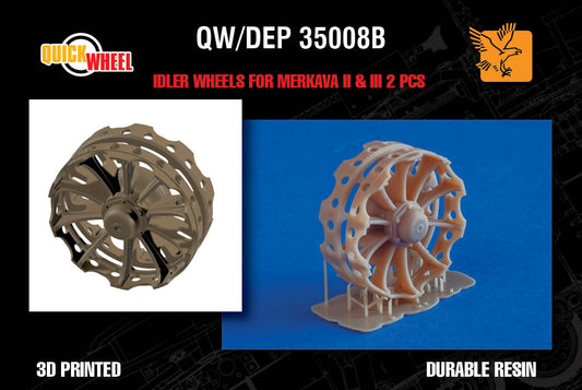 1/35 QW/DEP-35008B Idler Wheels for IDF Merkava Mk 2 & Mk 3