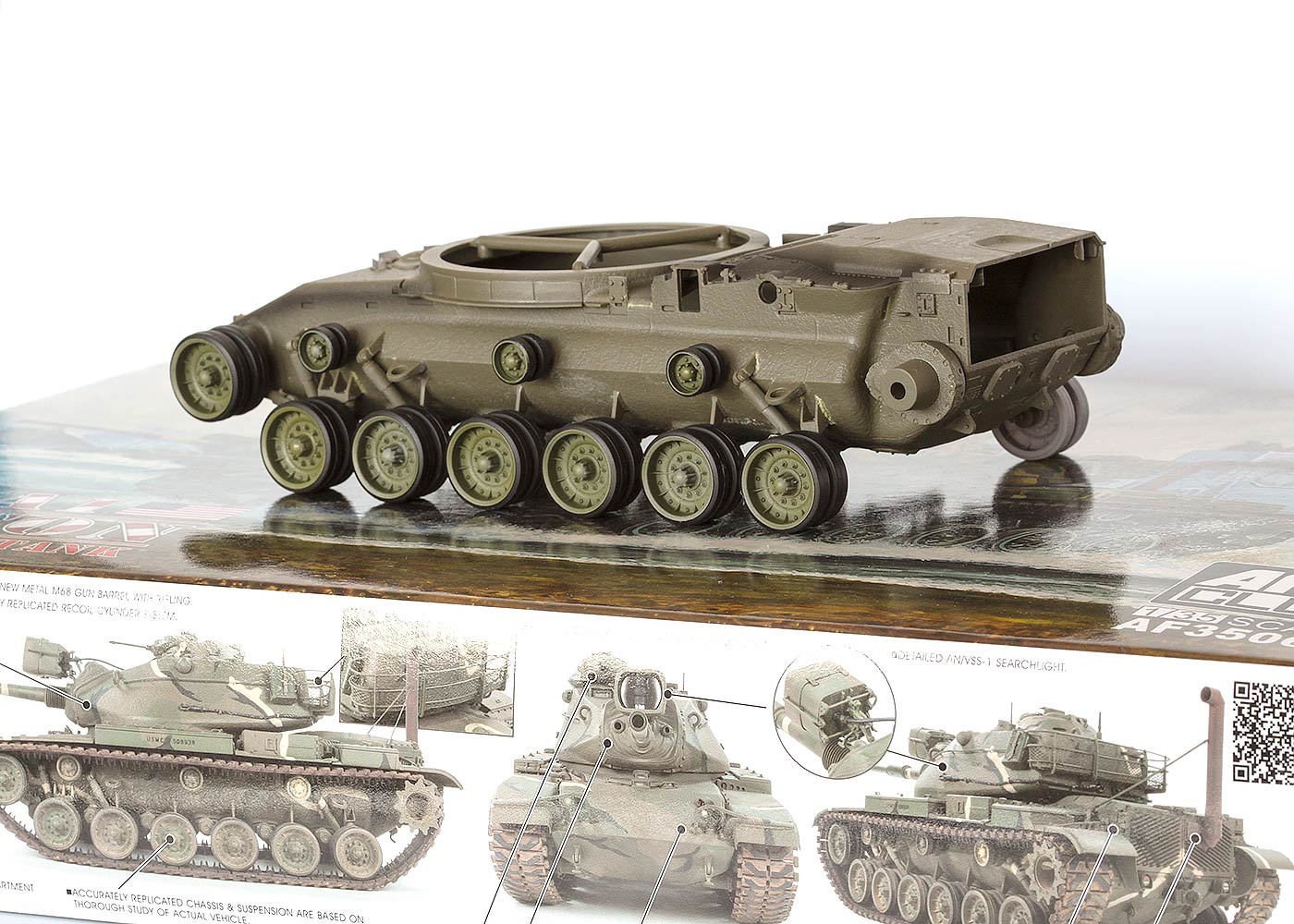 1/35 QuickWheel QW-157 M60A1 Patton MBT - AFV Club