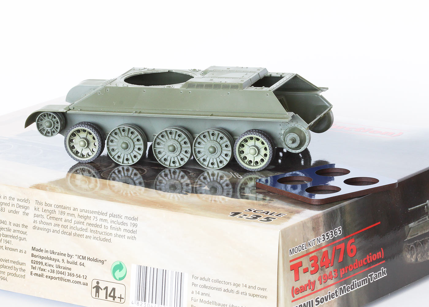 1/35 QuickWheel QW-158 T-34/76 (Early 1943) - ICM