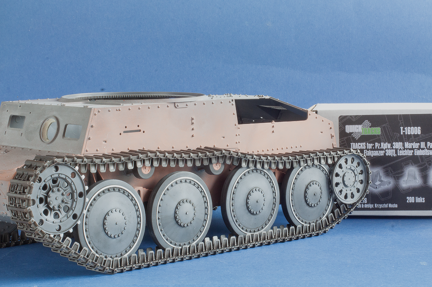 1/16 QuickTracks T-16006 Pz.Kpfw. 38(t); Marder III; Panzerhaubitze Grille; Flakpanzer 38(t); Leichter Einheitswaffentraeger