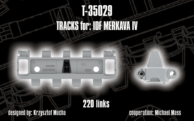 1/35 QuickTracks T-35029 Tracks for IDF Merkava IV