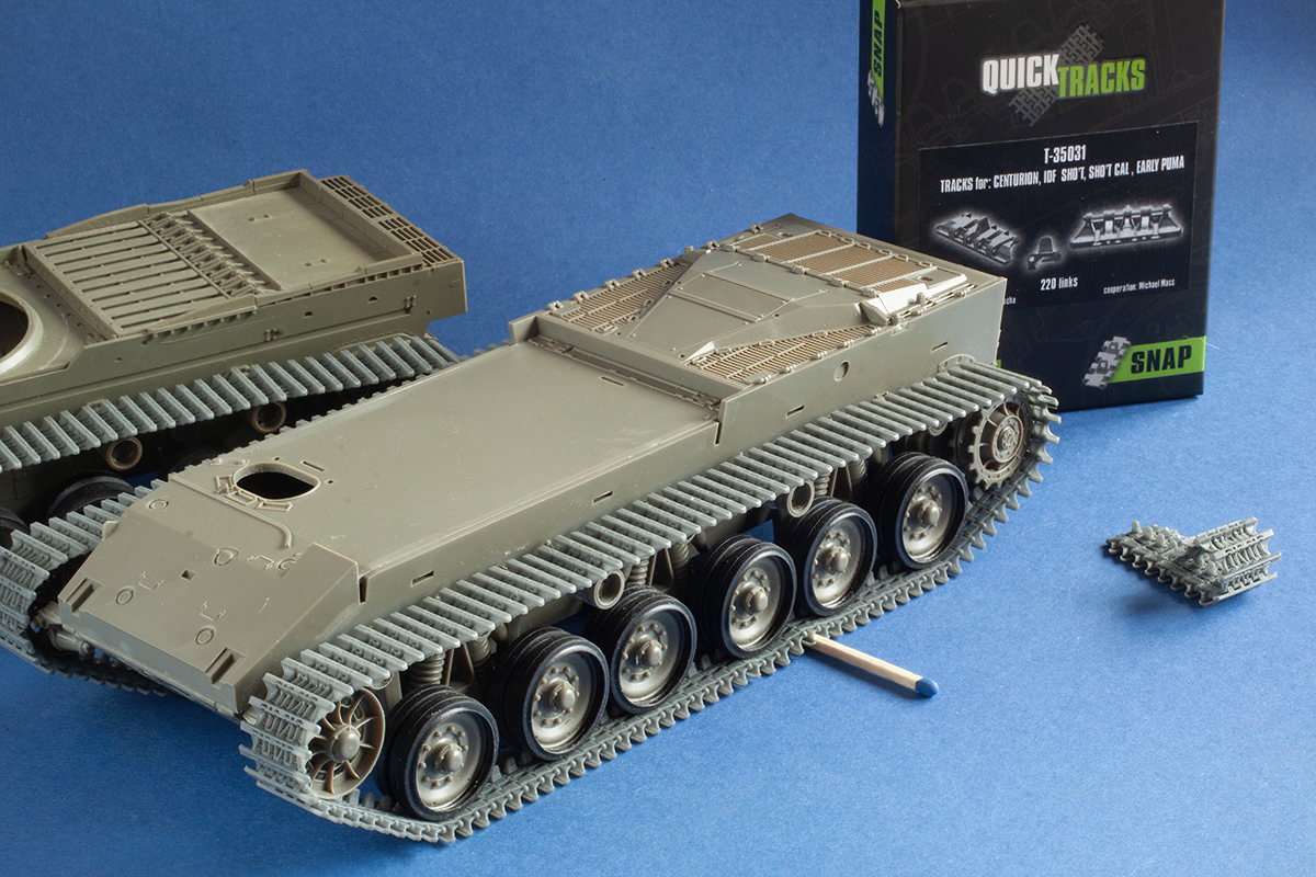 1/35 QuickTracks T-35031 Tracks for IDF Centurion; Sho't; Sho't Cal (Sho't Kal); Puma (early)