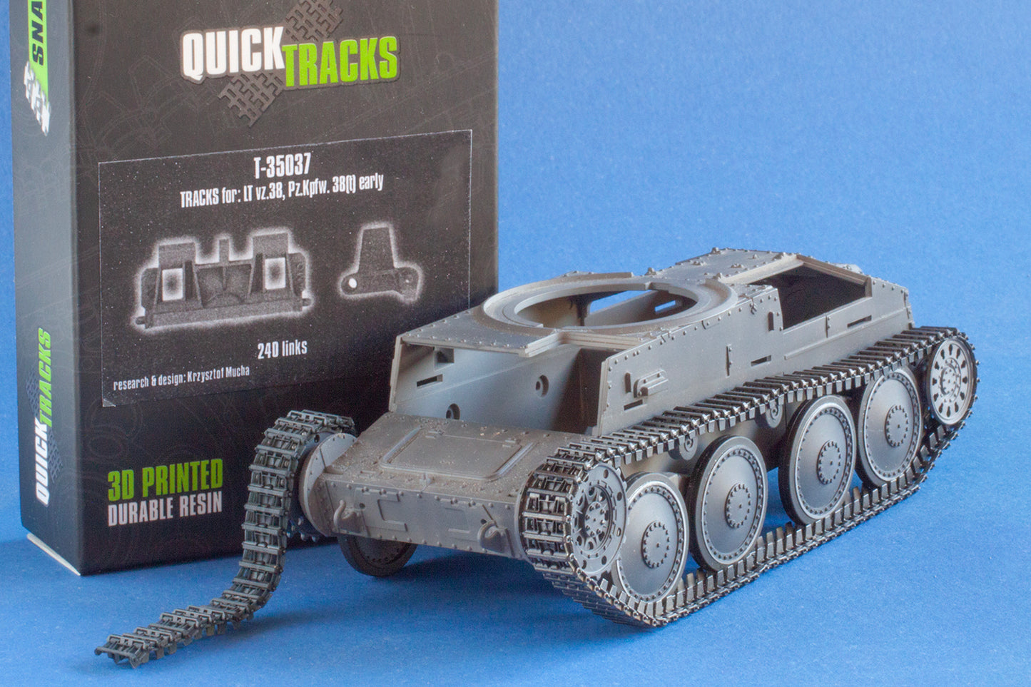 1/35 QuickTracks T-35037 Tracks for LT vz. 38; Pz.Kpfw. 38(t) early