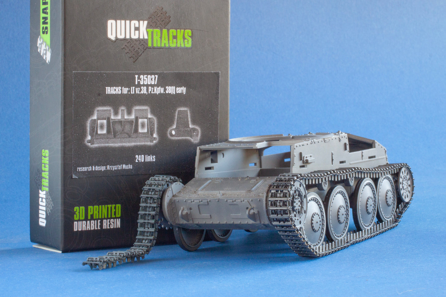 1/35 QuickTracks T-35037 Tracks for LT vz. 38; Pz.Kpfw. 38(t) early