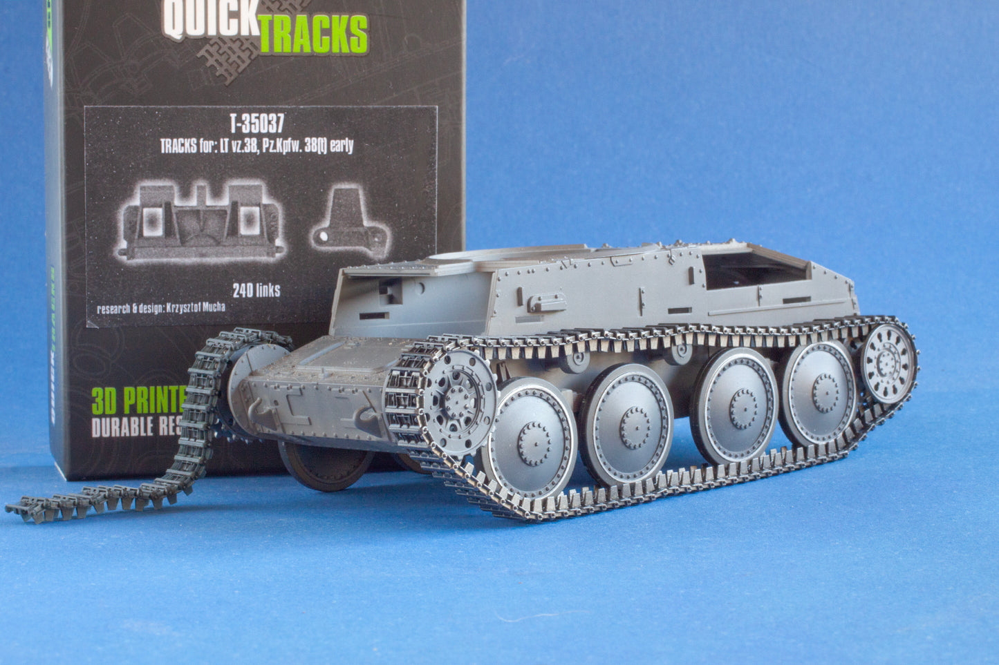 1/35 QuickTracks T-35037 Tracks for LT vz. 38; Pz.Kpfw. 38(t) early