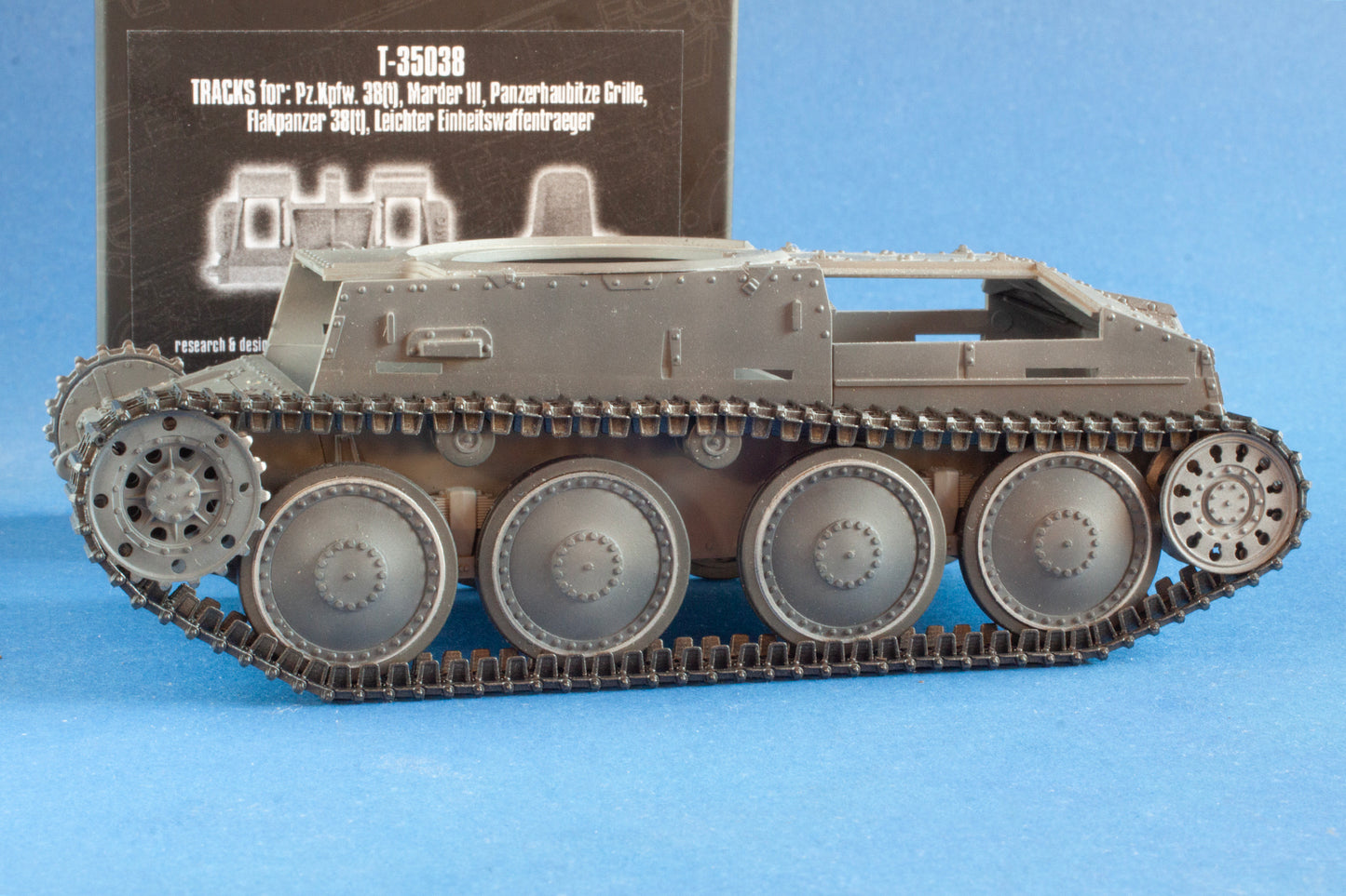 1/35 QuickTracks T-35038 Tracks for Pz.Kpfw. 38(t); Marder III; Panzerhaubitze Grille; Flakpanzer 38(t); Leichter Einheitswaffentraeger