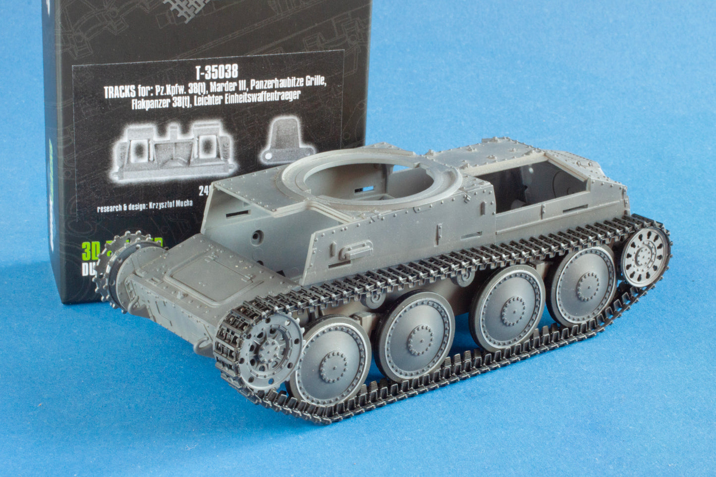 1/35 QuickTracks T-35038 Tracks for Pz.Kpfw. 38(t); Marder III; Panzerhaubitze Grille; Flakpanzer 38(t); Leichter Einheitswaffentraeger