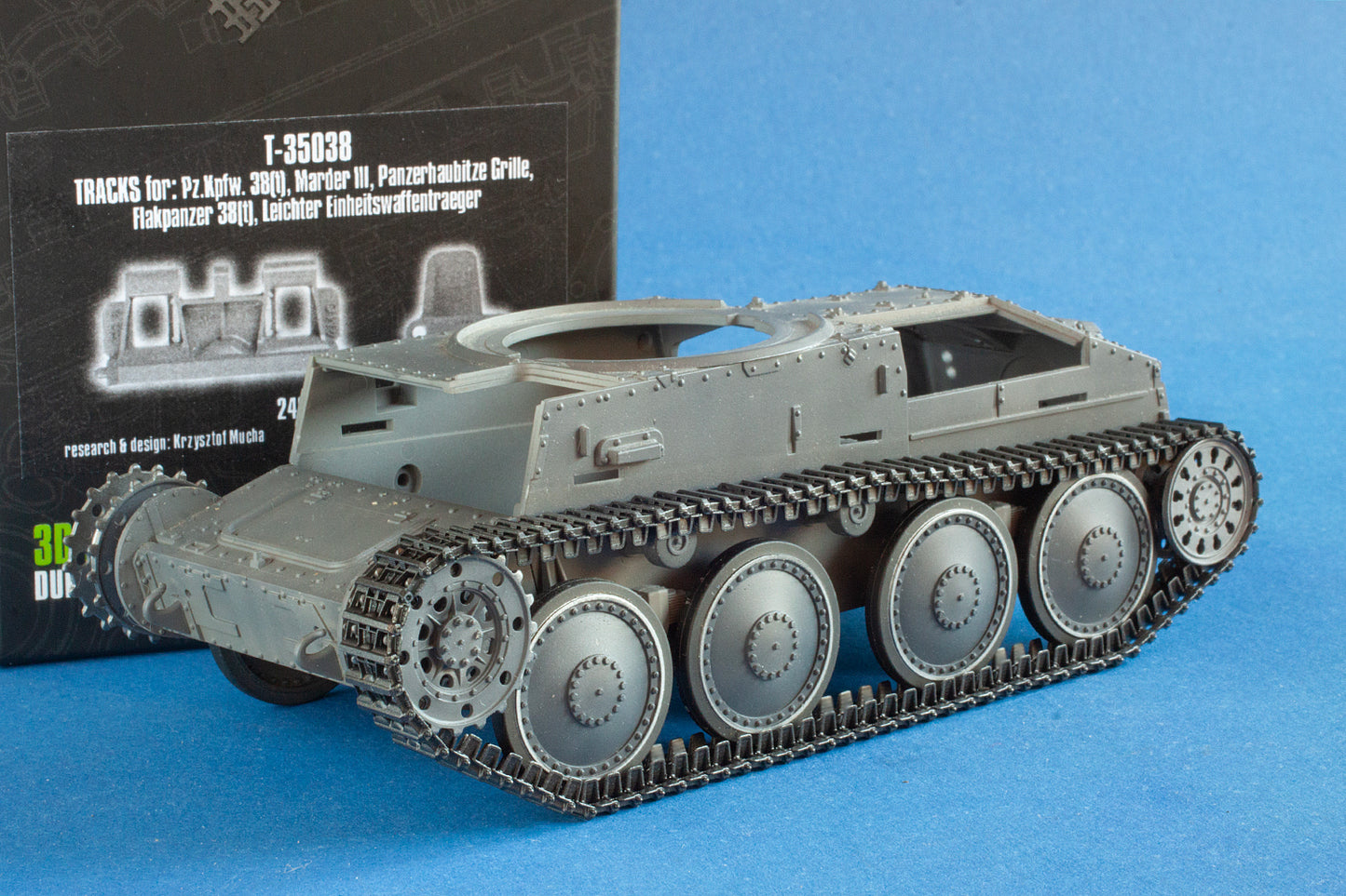 1/35 QuickTracks T-35038 Tracks for Pz.Kpfw. 38(t); Marder III; Panzerhaubitze Grille; Flakpanzer 38(t); Leichter Einheitswaffentraeger