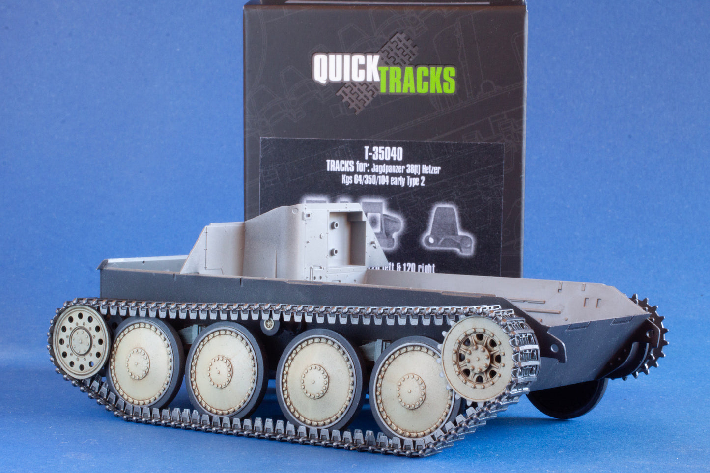 1/35 QuickTracks T-35040 Tracks for Jagdpanzer 38(t) Hetzer - early, type 2