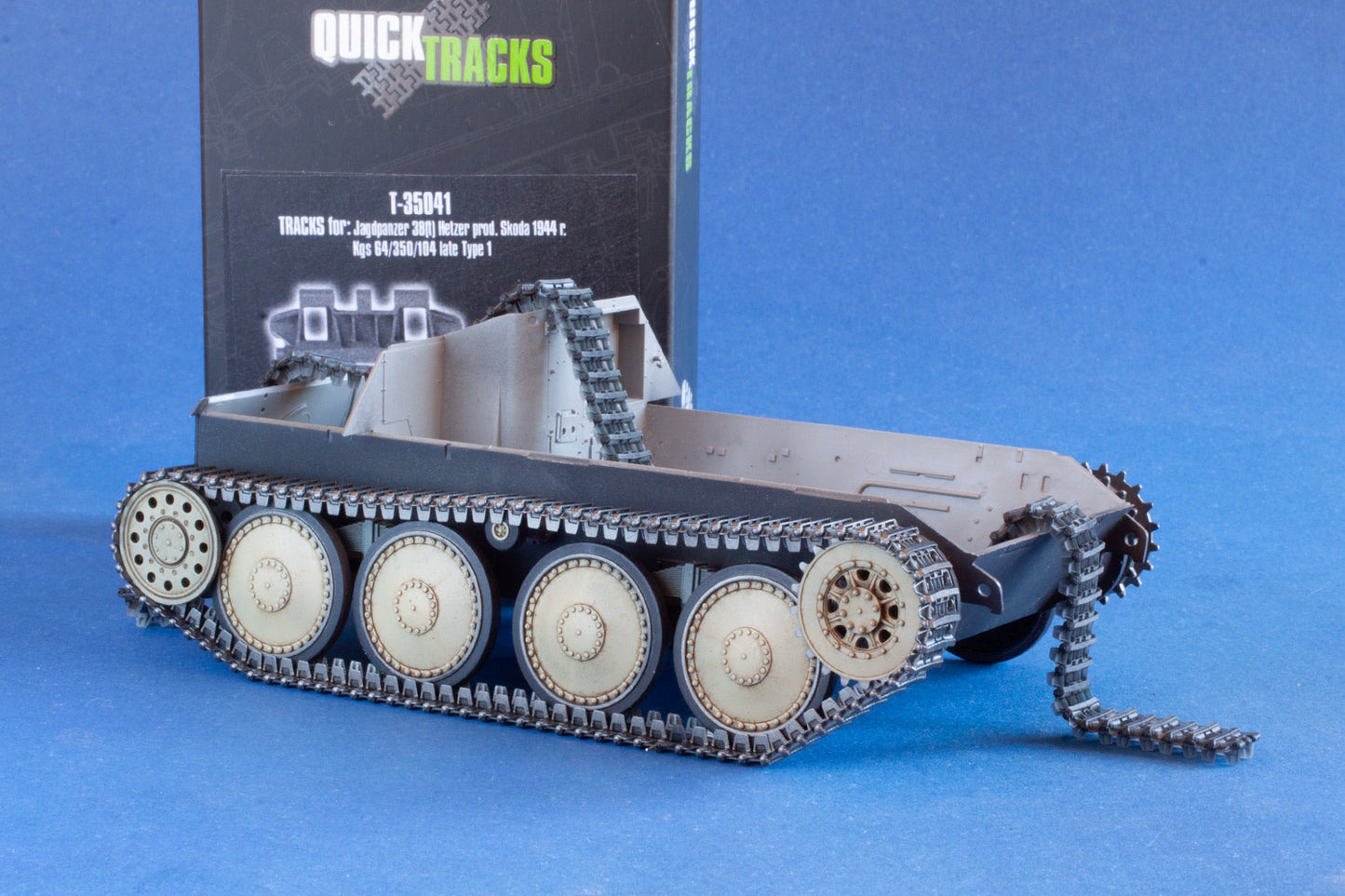 1/35 QuickTracks T-35041 Tracks for Jagdpanzer 38(t) Hetzer prod. Skoda 1944 - late, Type 1