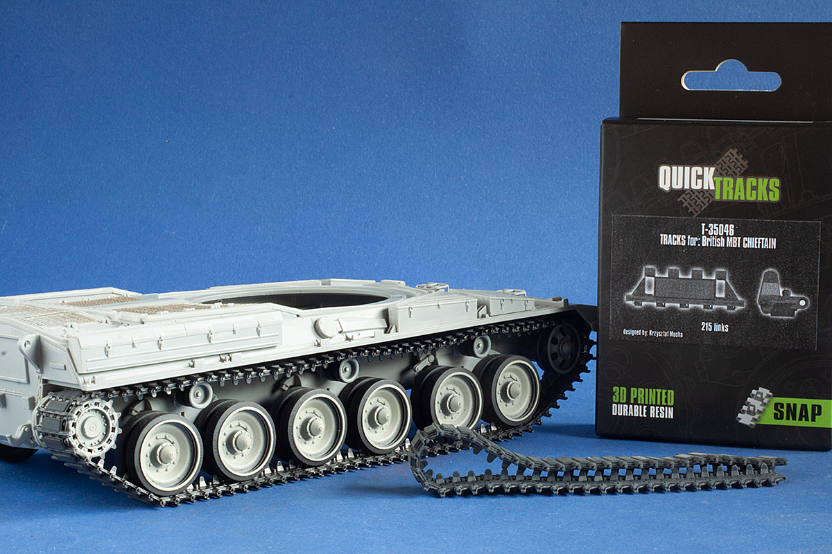 1/35 QuickTracks T-35046 Tracks for British MBT Chieftain