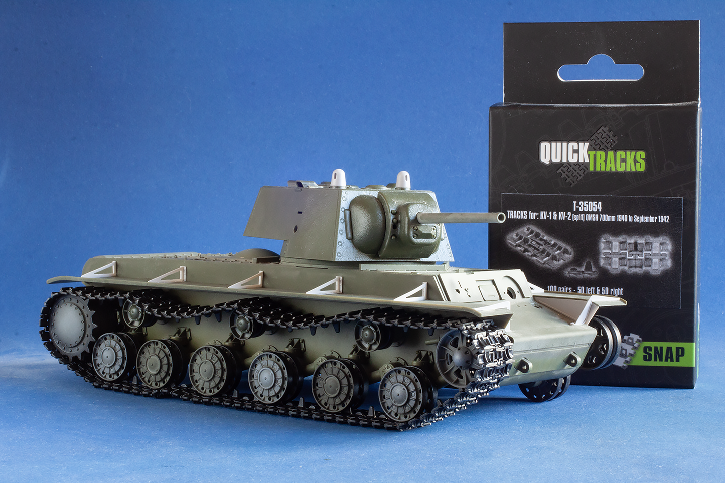 1/35 QuickTracks T-35054 Tracks for KV-1 & KV-2 (split) OMSH 700mm - 1940 to September 1942