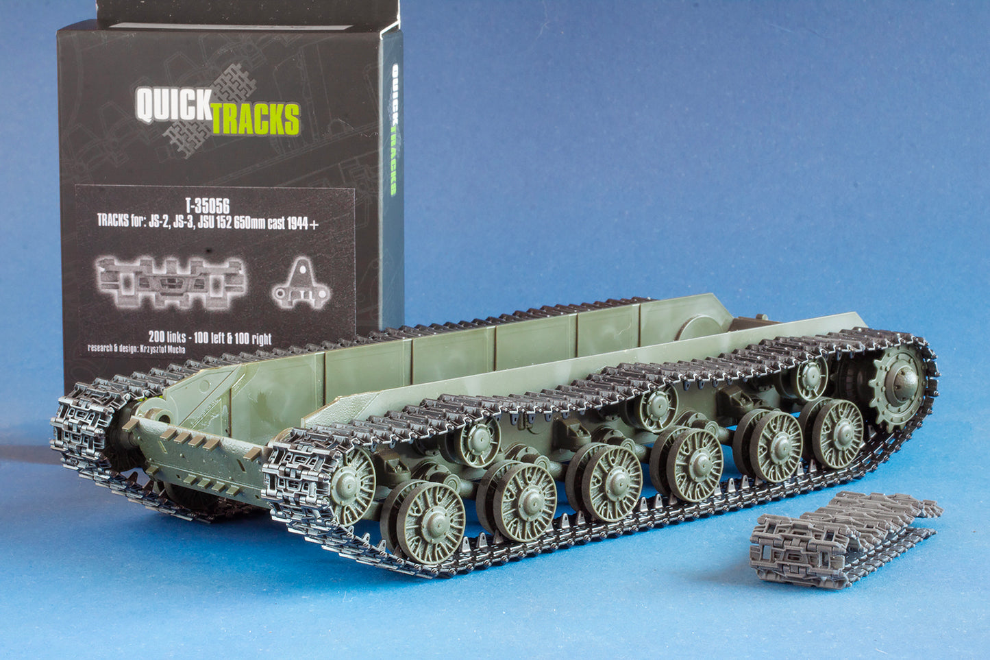 1/35 QuickTracks T-35056 Tracks for JS-2 / IS-2; JS-3 / IS-3; JSU 152 - 650mm cast 1944+