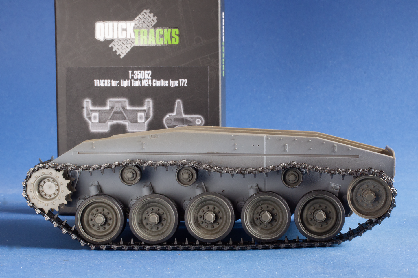 1/35 QuickTracks T-35062 Tracks for Light Tank M24 Chaffee, Type T72