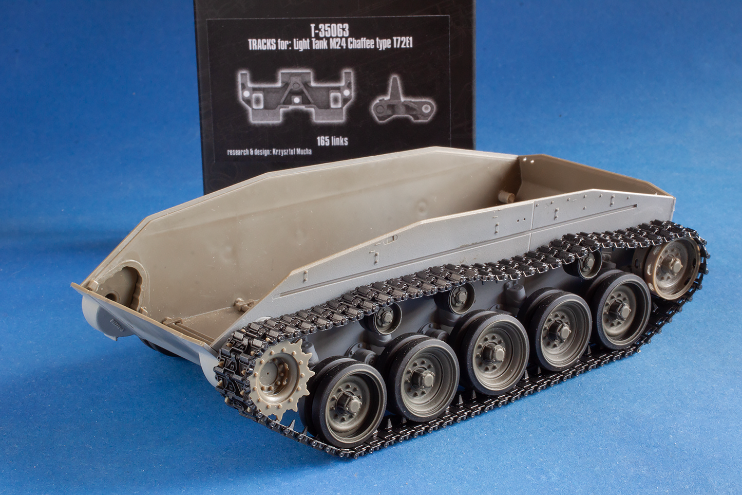 1/35 QuickTracks T-35063 Tracks for Light Tank M24 Chaffee, Type T72E1