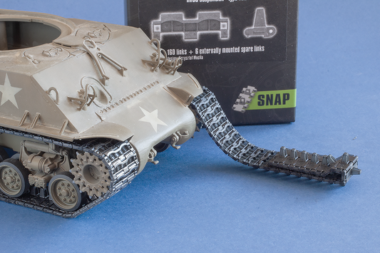 1/35 QuickTracks T-35065 Tracks for US Medium Tank M4 Sherman; SP Gun M40 (GMC) - HVSS Suspension; Type T66