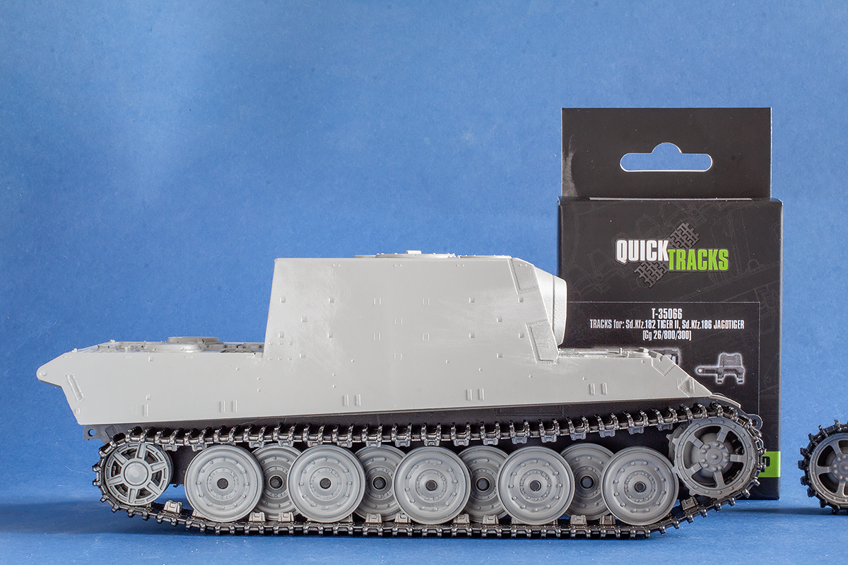 1/35 QuickTracks T-35066 Tracks for Sd.Kfz. 182 Tiger II / King Tiger; Sd.Kfz. 186 Jagdtiger