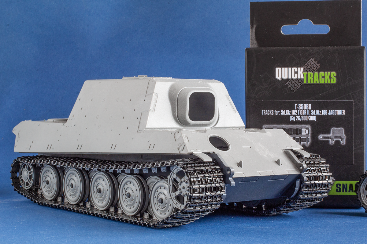 1/35 QuickTracks T-35066 Tracks for Sd.Kfz. 182 Tiger II / King Tiger; Sd.Kfz. 186 Jagdtiger