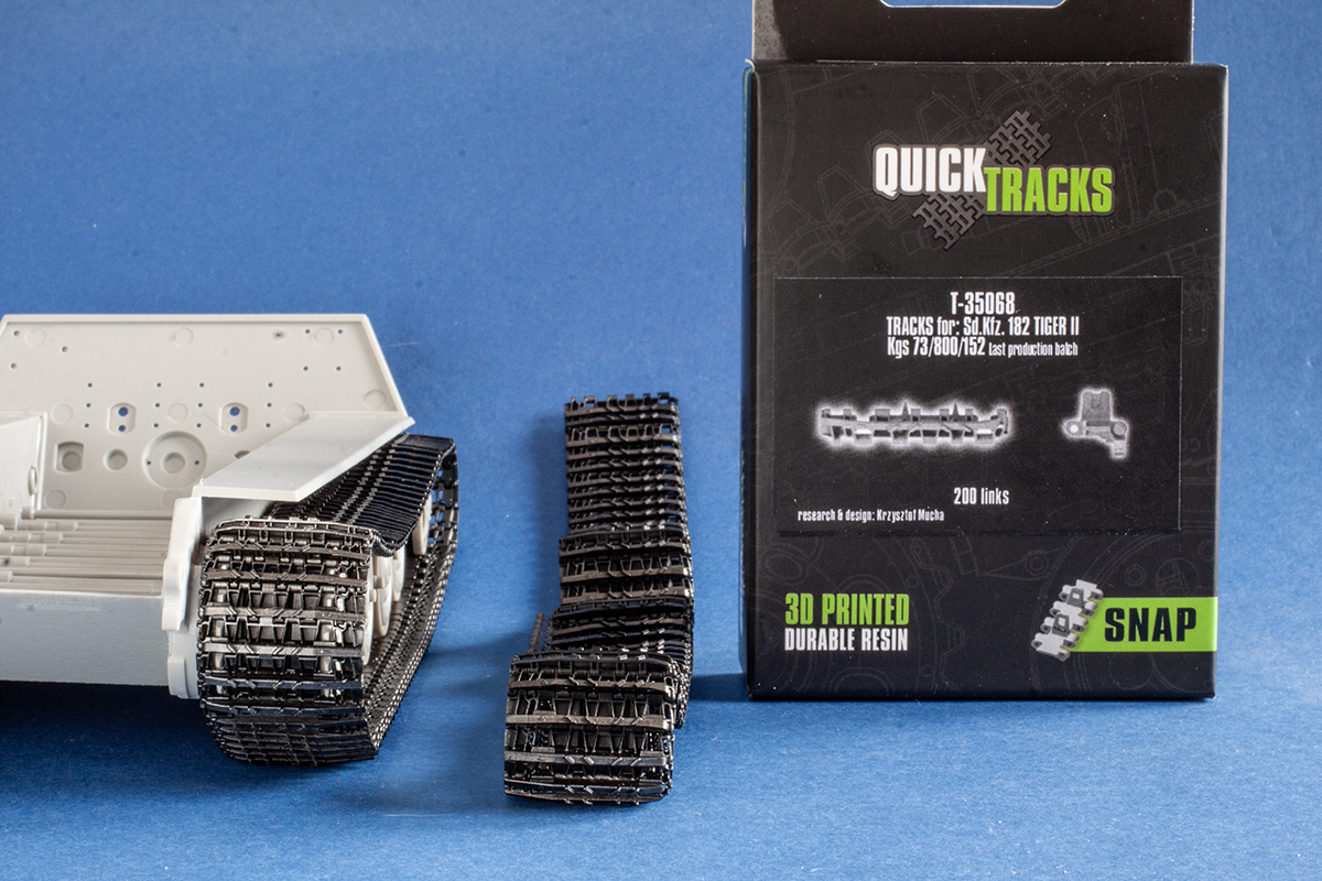 1/35 QuickTracks T-35068 Tracks for Sd.Kfz. 182 Tiger II / King Tiger - final production batch