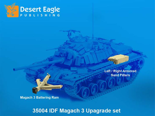 1/35 QW/DEP-35004 IDF Magach 3 Upgrade set - Battering Ram & Sand Filters