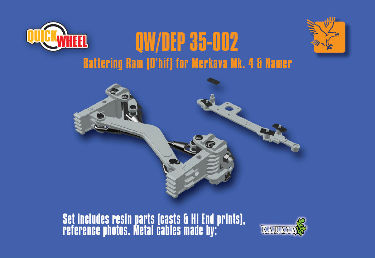 1/35 QW/DEP-35002 Battering Ram D'hif for IDF Merkava IV & Namer