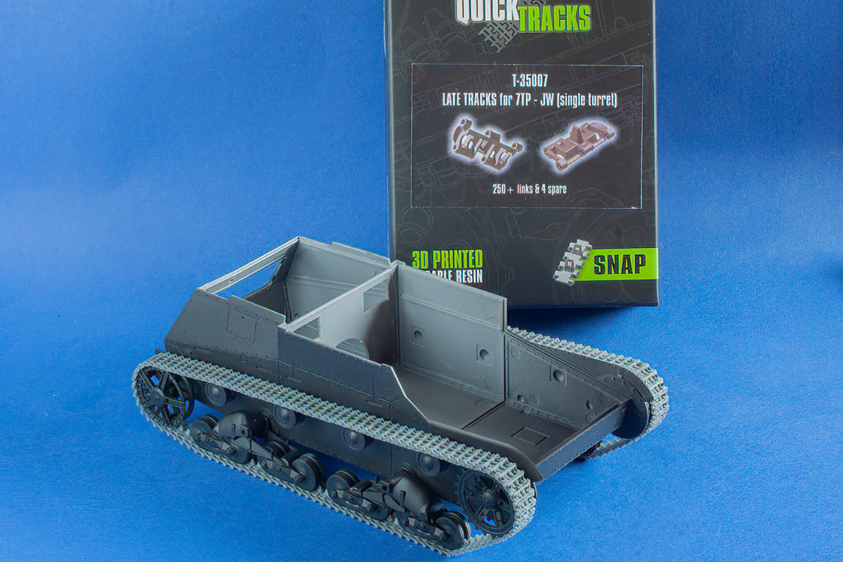 1/35 QuickTracks T-35007 Late Tracks for 7TP - JW (single turret)