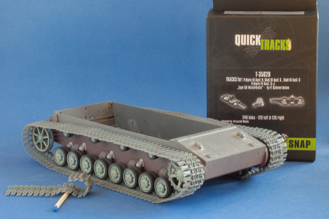 1/35 QuickTracks T-35028 Tracks for Pz.Kpfw. III Ausf. N; StuG III Ausf. G; StuH III Ausf. G; Pz.Kpfw. IV Ausf. G-J - "type 6B Winterkette"