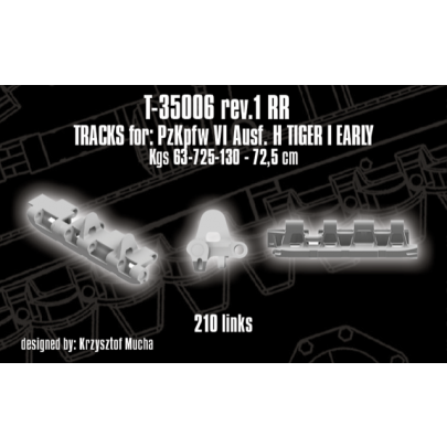 1/35 QuickTracks T-35006RR Early Tracks for Tiger I (RR)