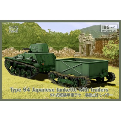 1/72 IBG 72045 TYPE-94 Japanese tankette with trailers