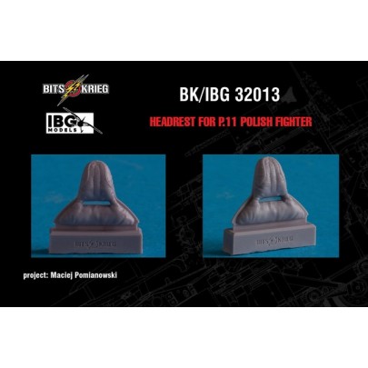 1/32 BitsKrieg BK/IBG32013 Headrest for PZL P.11C Polish Fighter (fits IBG 32001)