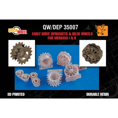 1/35 Desert Eagle Publishing QW/DEP-35007 Early Drive sprockets & Idler wheels for Merkava I & II