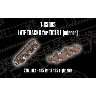 1/35 QuickTracks T-35005 Late Tracks for Tiger I (mirror)