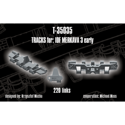 1/35 QuickTracks T-35035 Tracks for IDF Merkava Mk 3 early