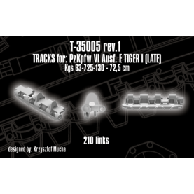 1/35 QuickTracks T-35005 Late Tracks for Tiger I