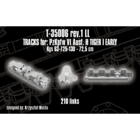 1/35 QuickTracks T-35006LL Early Tracks for Tiger I (LL)