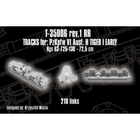 1/35 QuickTracks T-35006RR Early Tracks for Tiger I (RR)
