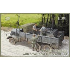 1/35 IBG 35007 Einheitsdiesel with small field kitchen Hf.14