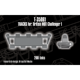 1/35 QuickTracks T-35061 Tracks for British MBT Challenger 1