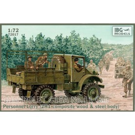 1/72 IBG 72017 Chevrolet C.15A No.11 Cab Personnel Lorry (Truck) ( 2H1 composite wood & steel body)