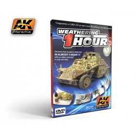  AK036 WEATHERING IN ONE HOUR Sd.kfz 222 (PAL)