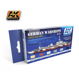 AK559 Colors for German Warships Acrylic Set
