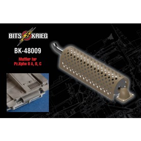 1/48 BitsKrieg BK-48009 Muffler for Pz.Kpfw. II A, B, C