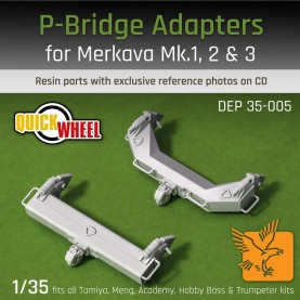 1/35 Desert Eagle Publishing DEP-35005 P-Bridge Adapters for Merkava Mk I, Merkava Mk II & Merkava Mk III
